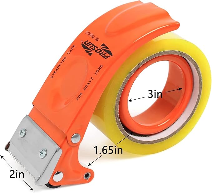 PROSUN 2 Pack Metal Packing Tape Dispenser Gun:2-inch Wide Tape Dispenser / - Image 2