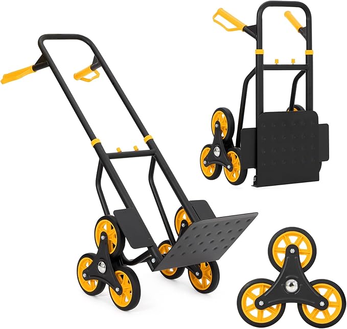 3 in 1 Industrial Convertible Stair Climbing Cart, 1000 LBS Capacity Folding by Unknown