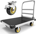 Extra Large Platform Truck Cart, 44 x 28 Heavy Duty Push Cart Dolly 2500 LBS by PHEXOD