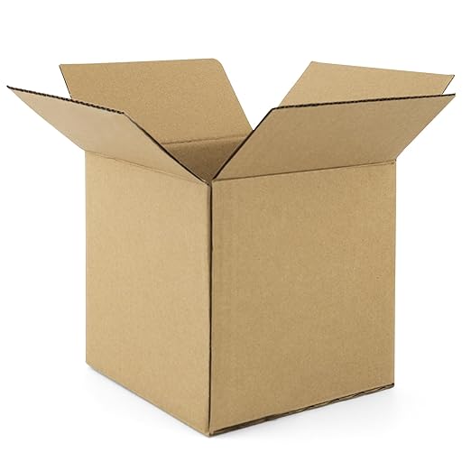 Golden State Art 6x6x6 Inches Shipping Boxes 28 Pack by GoldenStateArt