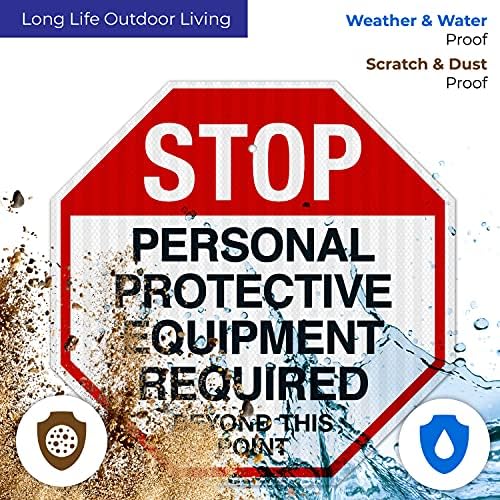 Personal Protective Equipment Required Sign, - Image 5