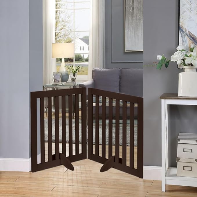 unipaws 24”H Free Standing Pet Gate - Image 3