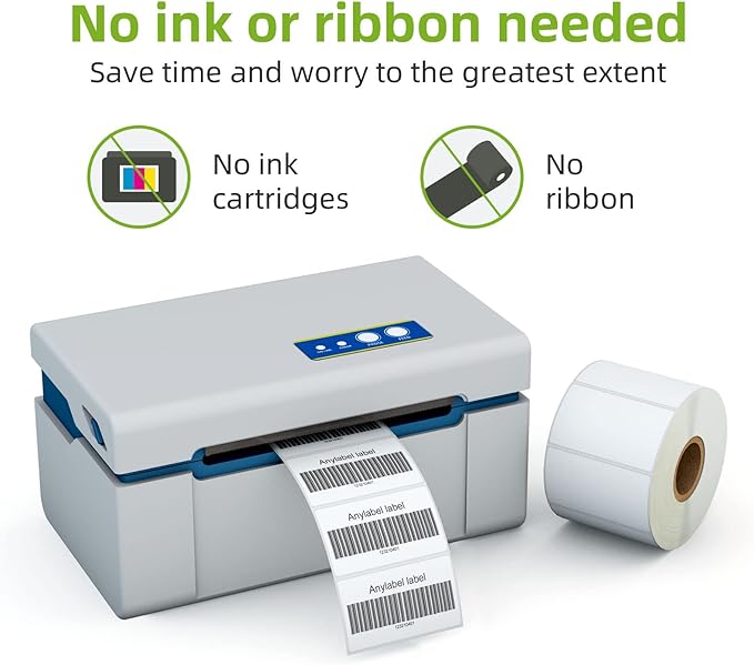 2.25" x 1.25" White Direct Thermal Labels, Replacement - Image 4