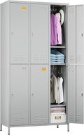 Employees Locker, 72 inch Tall Metal Storage Locker by GANGMEIMENTALSTORAGECABINET