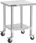 DuraSteel 30x18 NSF Stainless Steel Cart Work Table by DuraSteel