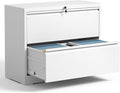 2 Drawer Lateral File Cabinets Office Metal Filing Cabinet Steel Storage Cabinet by IKIMIMetalFurniture