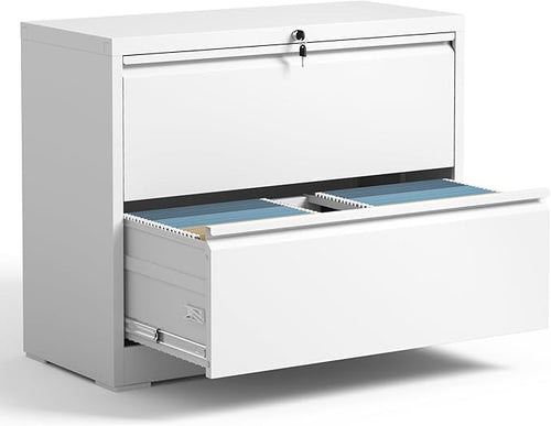 2 Drawer Lateral File Cabinets Office Metal Filing Cabinet Steel Storage Cabinet by IKIMIMetalFurniture