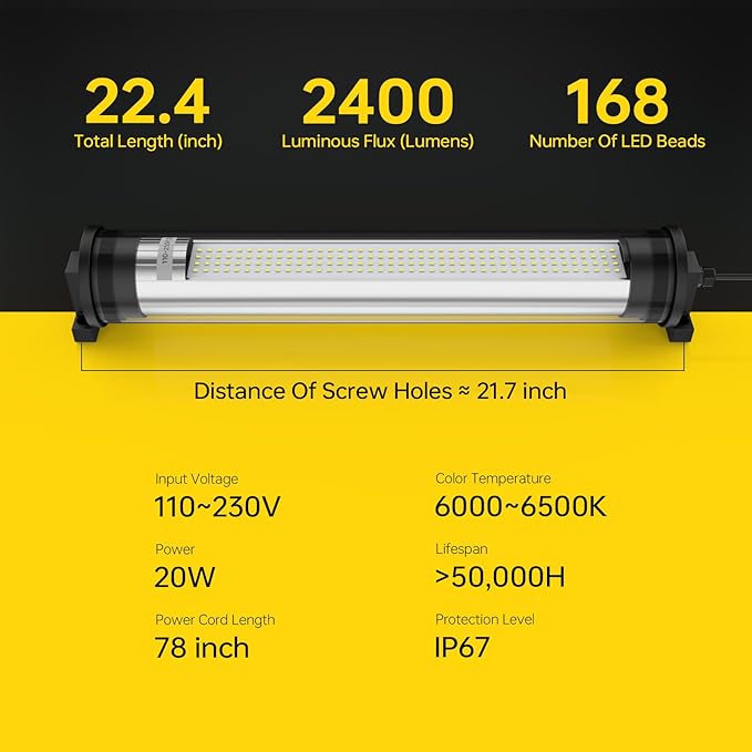 IP67 Explosion Proof LED Machine Light Work Tube Industrial Lighting - Image 2