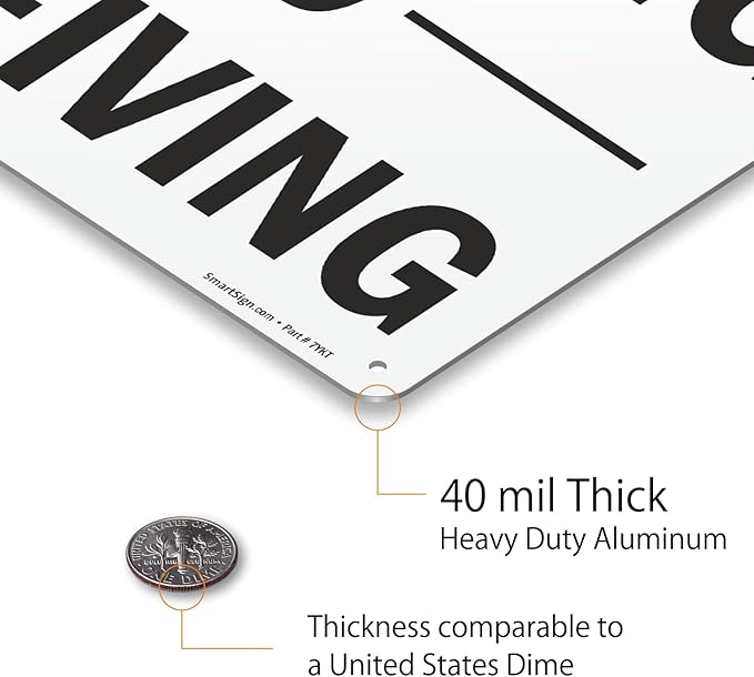 SmartSign-S-5803-AL-14 "Shipping And Receiving" Sign | 10" x 14" Aluminum - Image 6