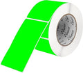 Perco Fluorescent Green Labels 3x5 Inch 500 Stickers/Roll by Perco