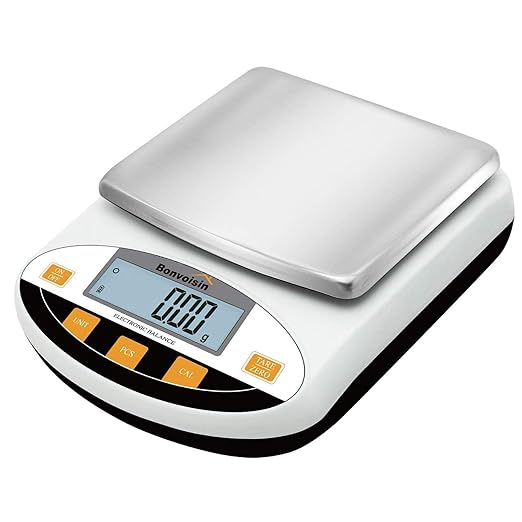 Bonvoisin Lab Scale 500gx0.01g Digital Precision Analytical Balance by Bonvoisin