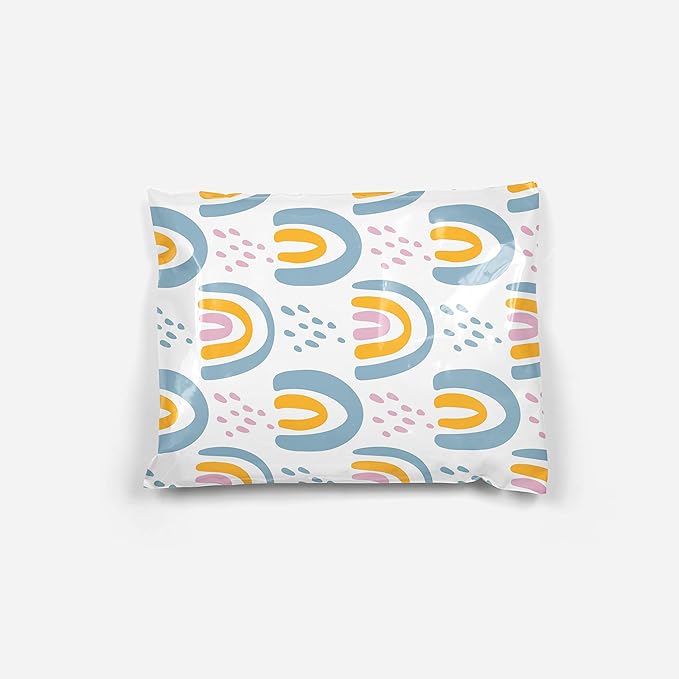 14x19 Poly Mailers – Boho Rainbow Design – Waterproof, Tear-Resistant Shipping - Image 4