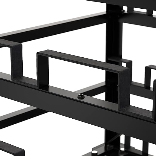 Trafford Industrial Stanchion Post Cart, 24 Posts, Horizontal Padded Storage - Image 6
