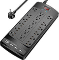 18 Outlets Surge Protector Power Strip by POWSAV
