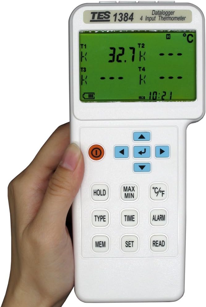 TES 1384 4 Input Thermometer/Datalogger - Image 6