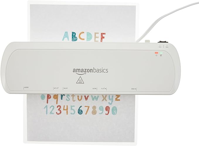 Amazon Basics Clear Thermal Laminating Plastic Paper Laminator Sheets, 9 x - Image 3