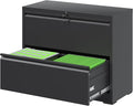 File Cabinets 2 Drawer, Metal Office Storage Filing Cabinet by FLIXELIO