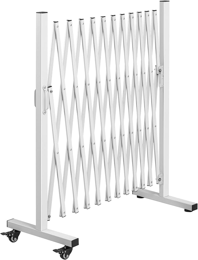 Aluminum Expandable Garden Fence, Portable Barricade Gate by TECSPACE