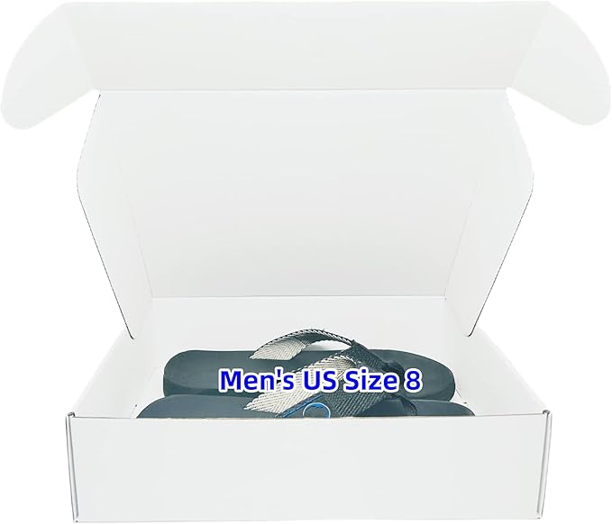 12x9x3 inches Small White Mailers Boxes Recyclable Corrugated Gift Box - Image 4