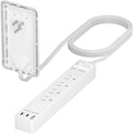 LIDER Surge Protected Outlet Extender, 4-Outlet Power Strip, 21W USB Type-A by LIDER