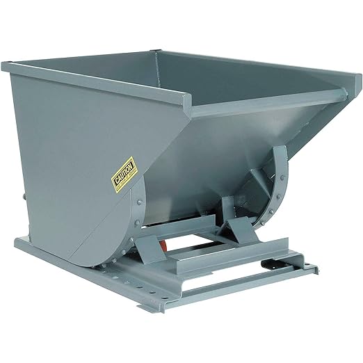 Global Industrial 2 Cu Yd Gray Medium Duty Self Dumping Forklift Hopper by USAHopperShopWrightHoppers