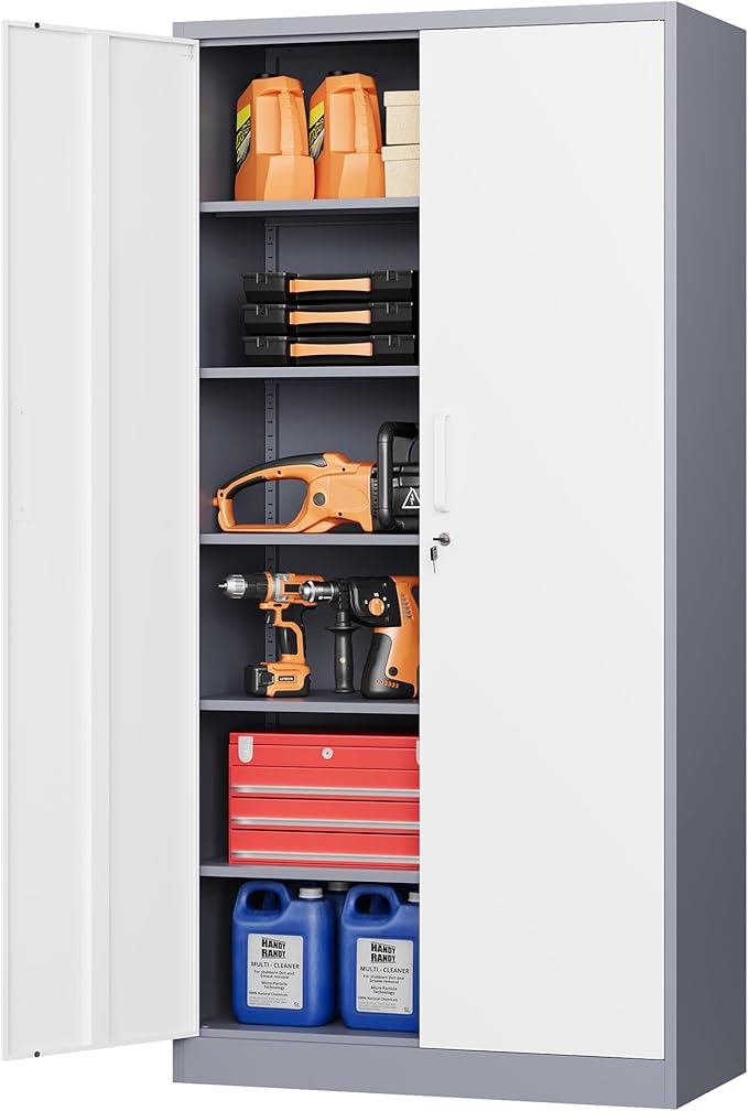 STANI Metal Garage Storage Cabinet by STANI