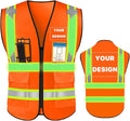 YOWESHOP High Visibility Reflective Safety Vest by YOWESHOP