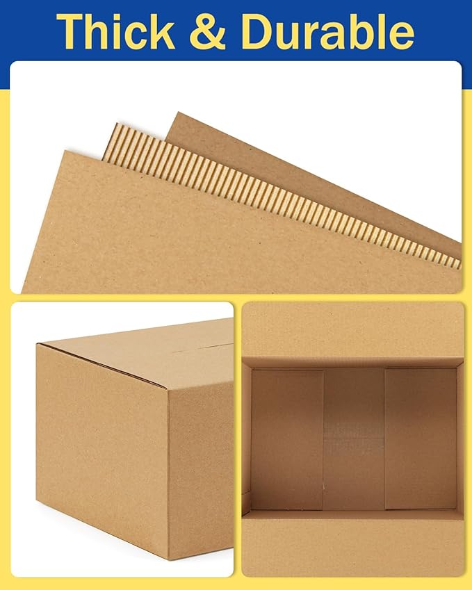40-Pack-Small-Shipping-Boxes-9x6x4, - Image 3