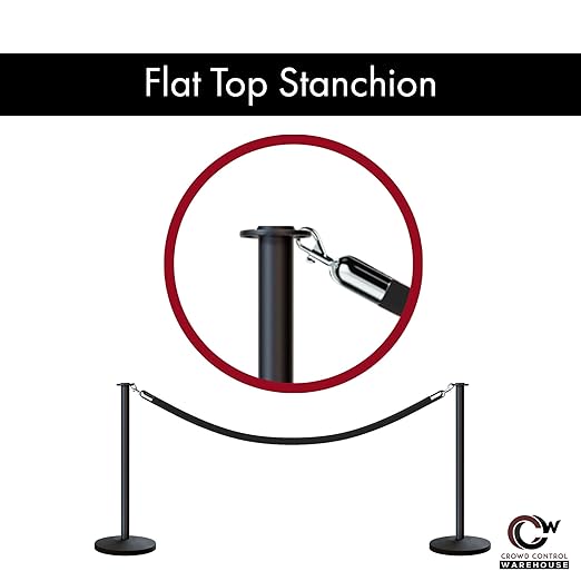Montour Line Cline Post and Rope Stanchion, Sloped Base - Image 3