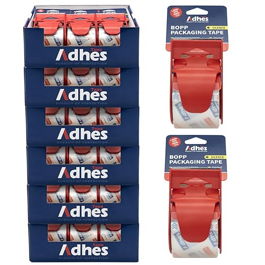 DHES No Noise Clear Packing Tape by ADHESTAPEPERSUITOFPERFECTION