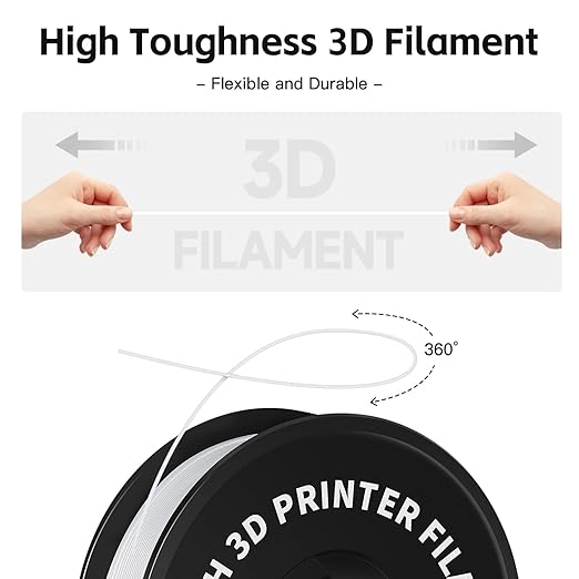Geeetech 3D Printer Filament, PLA Filament 1.75mm Bundle 2kg - Image 4