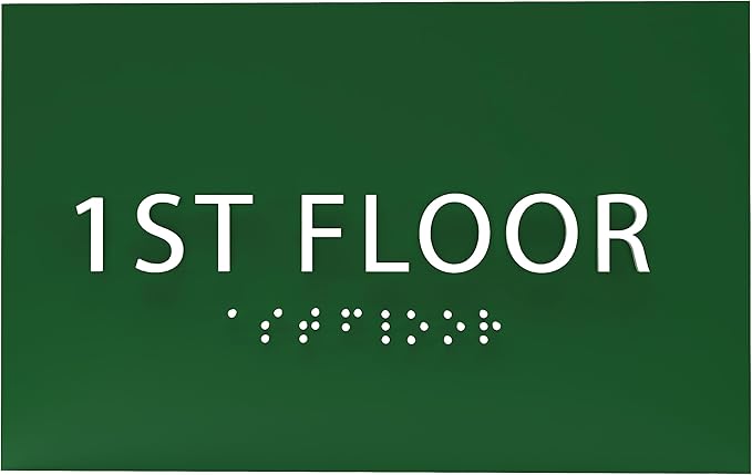6" X4" 1st Floor Sign by ADACentralSigns