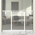 41" Extra Tall Cat Gate for Doorway, 60.3-62.9'' Metal Pet Baby Safe Gate by THEYFIRST
