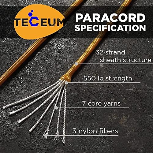 Paracord Rope 550 lb 4mm – Parachute Cord – Utility Camping Rope - Image 2