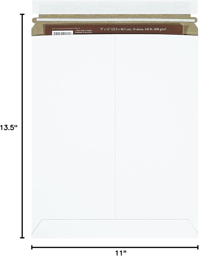 BOX USA StayFlat Envelope 11"L x 13.5"W 100-Pack - Image 7