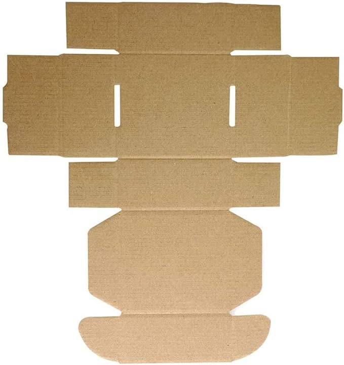 4x4x2'' Corrugated Mailer, 25 Pack, Cardboard Small Shipping Boxes, Oyster White - Image 4