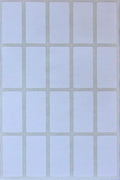 Royal Green White Rectangular Color Sticker 1.57 inch x 0.75 inch by RoyalGreen