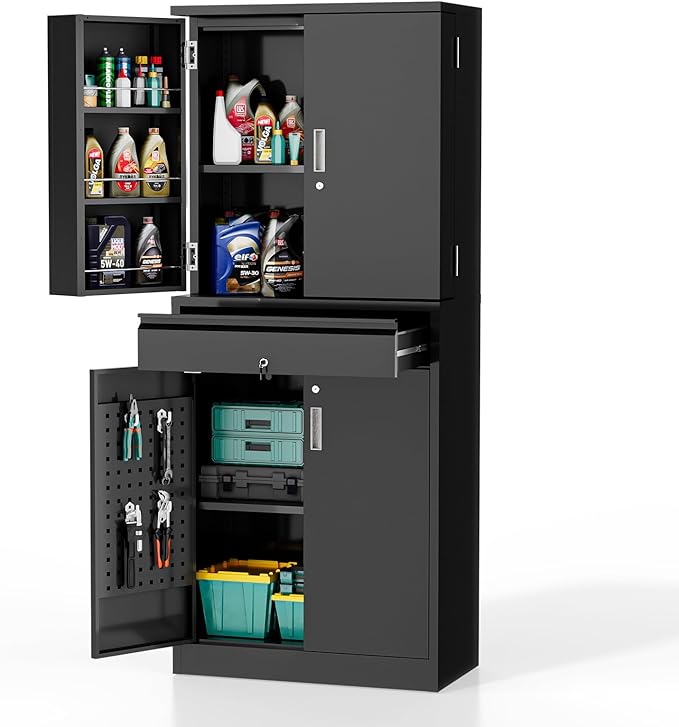 VINGLI Metal Storage Cabinet - Image 3