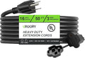 Outdoor Extension Cord Waterproof 50 FT, Flexible 100% Copper 3 Prong Extension by UBOORY