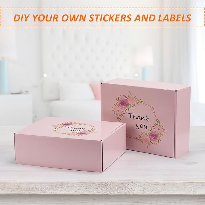 HORLIMER 12x9x4 inches Shipping Boxes Set of 20, Small Business - Image 4