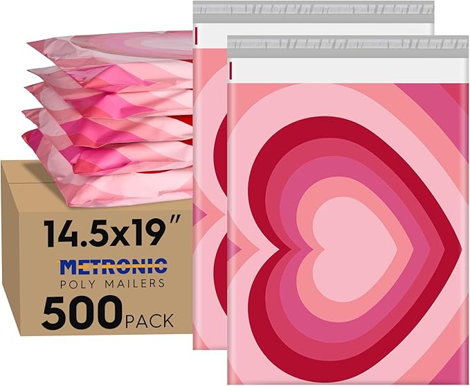 Metronic Poly Mailers 14.5x19 Inch 500pc Shipping Bags by METRONIC
