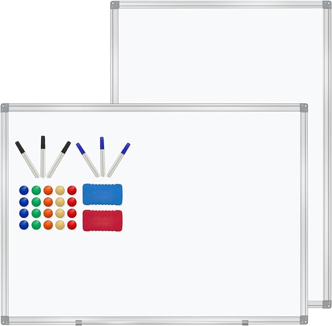 H-Qprobd 3' x 2' Whiteboard Dry Erase White Board by H-Qprobd