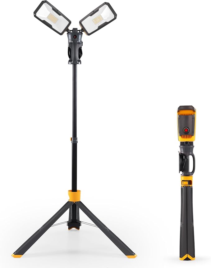 LUTEC 【Upgraded】 6290Max 11000 Lumen 92W Dimmable LED Work Light by LUTEC