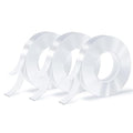 3 Rolls Double Sided Tape Heavy Duty, Nano Tape, Transparent Adhesive Tape by SUTOUG