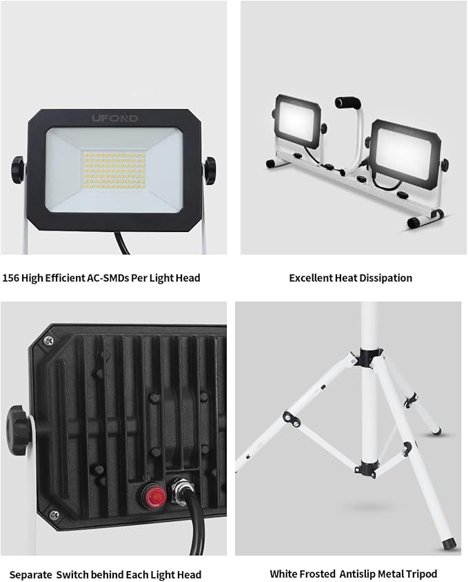 UFOND 10000 Lumen LED Work Light - Image 5