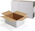 CRUGLA 12x9x6 White Shipping Boxes Set of 15 by CRUGLA