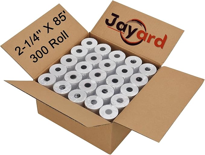 Jayard 2-1/4" X 85' Thermal Paper Rolls by Jayard