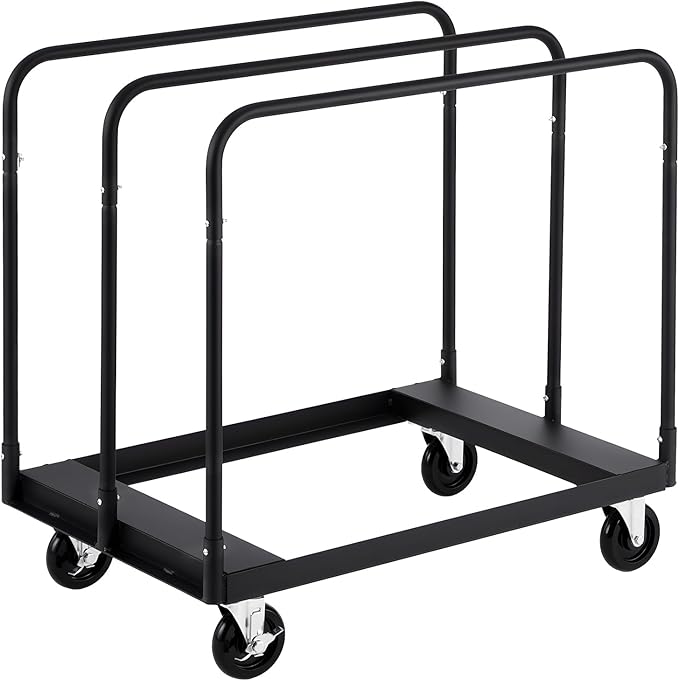 VEVOR Drywall Cart Dolly, 1800 lbs Load Capacity, Steel Panel Truck Cart - Image 9