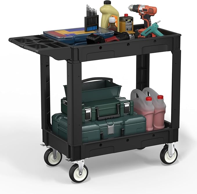 Heavy Service Utility Cart on Wheels, Tool Cart on Wheels, Service Cart by Thechoiceofanewgeneration