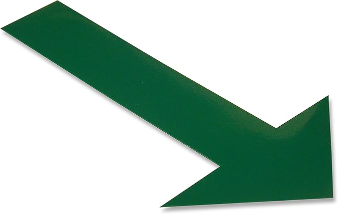 Mighty Line Solid Arrows Directional Sticker Sign Floor Marking Tape by MightyLine